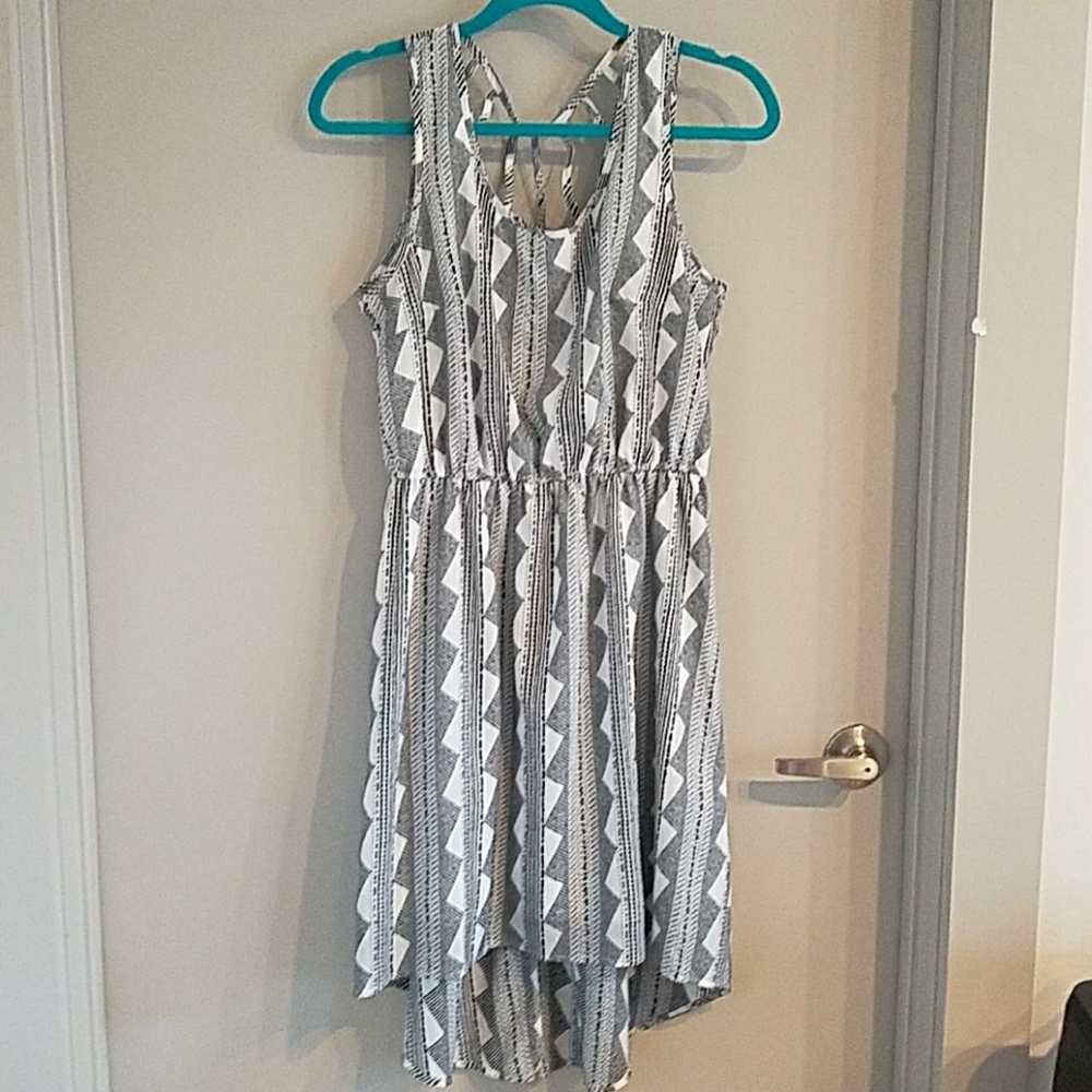 *3/$15* Caged Back Aztec Print Dress